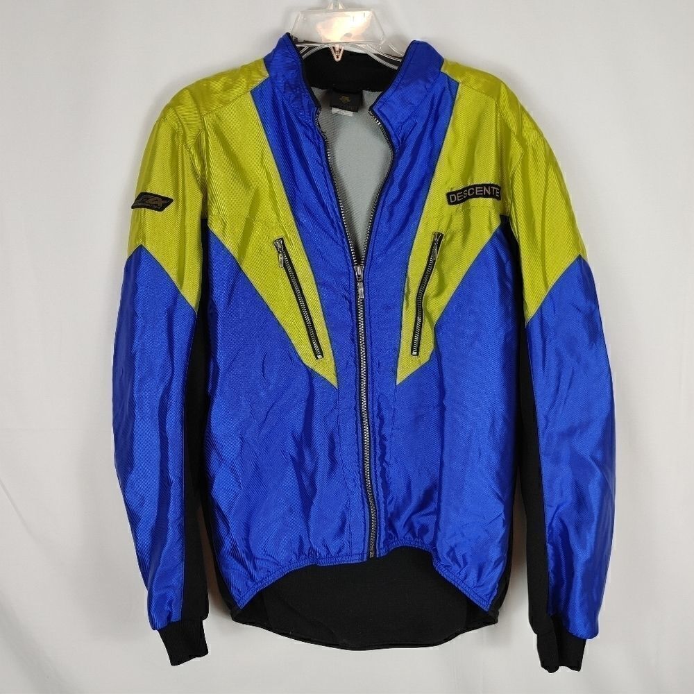 Vintage Descente Blue Yellow Light Weight Soft She